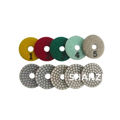 Niedrogie 2-calowe podkładki do polerowania na mokro do marmuru